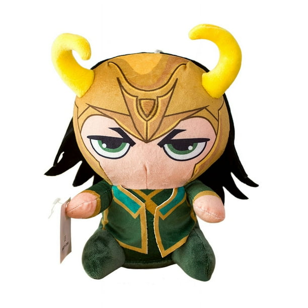 Disney-juguetes de peluche de Los Vengadores de Marvel, superhéroe, Spiderman, Capitán América, Iron Man, Thor, Loki, regalo para niños
