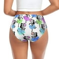 thumbnail image 3 of Womens Underwear funny dancing zebras cute Cuteness No Show Seamless Underwear for Women, Soft Stretch Women's Panties, Hipster Ladies Panties Bikini Underwear Briefs, 3 of 6