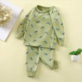 thumbnail image 2 of TOWED22 Infant Toddler Clothes Set 2Pcs Long Sleeve Cute Print Graphic Round Neck Soft T-Shirt Jogger Pants Fall Winter Warm Outfits(Navy,5-6 Y ), 2 of 6