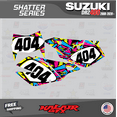 thumbnail image 3 of Kalair GFX Graphics Kit for Suzuki DRZ400SM (2001-2023) Shatter Series, 3 of 5