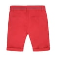 thumbnail image 5 of Ma Croix Mens Twill Chino Shorts with Belt Casual Roll Up Flat Front Classic Fit Pants, 5 of 5