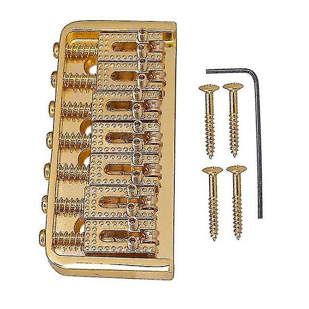 Pieza fija de repuesto St Brid con juego de llaves de tornillos para accesorio de guitarra eléctrica de 7 cuerdas