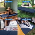 thumbnail image 4 of Memory Foam Camping Mattress Pad 3 Inch Thick Waterproof Roll  Sleeping Pad for Tent Travel, 4 of 7