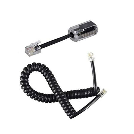 Telephone Cord Detangler,Telephone Handset Cord 7.5Ft Uncoiled(1.2 Ft ...