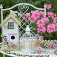 thumbnail image 5 of Uxcell Mini Resin Flower, 0.22" Diameter, Miniature Tiny Flower Charm Dollhouse Multicolored - (Applications: for Fairy Garden Dollhouse DIY Crafts Nail Jewelry Making), 100-Pieces, 5 of 6