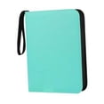 thumbnail image 5 of Rushawy 9 Pocket Binder Binder Photocard Zipper Portable Durable Waterproof Trading Card Green, 5 of 9