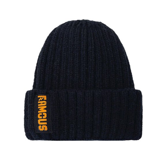 Kripyery Knitting Beanie Winter Warm Hat Super Soft High Elastic Windproof Solid Color Hat Knitted Cap Accessories