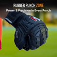 thumbnail image 4 of ONEKEEPER Solid Black Goalkeeper Gloves for Youth & Adults | Comfort Wide Fit | 3.5 mm Pro Latex | No Finger Protection | Size 5-12, 4 of 10