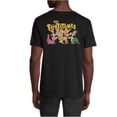 thumbnail image 5 of Camiseta gráfica Elevenparis de los Picapiedra para hombre black2 S, 5 of 5