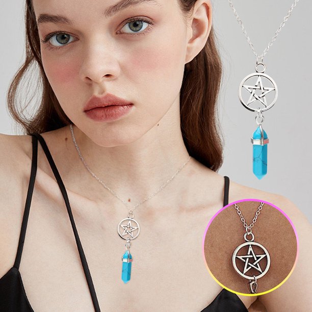 Señoras moda Vintage cielo luna colgante collar joyería regalo joyería Wmkox8yi sjalhkljlk1198