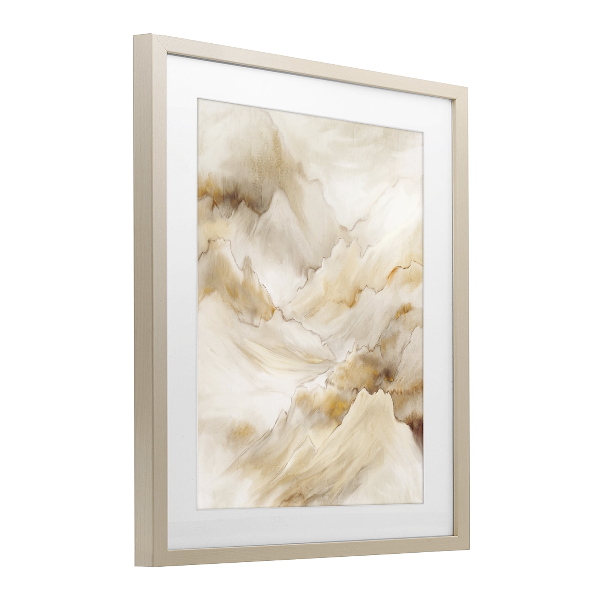 Stupell Industries Neutral Land Flow Birch Framed Print Under Glass, design by Kim Allen