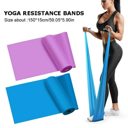 KRONDO 5PCS Fitness Elastic Resistance Bands training Pilates bands Gym sport Stretching Equipmen R4E9 resistance Workout