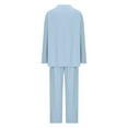 thumbnail image 3 of Elainilye Fashion Womens 2 Piece Outfits Oversized Loose Loungewear Set 2023 Fall Sweatsuit Matching Sets,Blue, 3 of 5