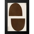 thumbnail image 2 of Wild Apple Portfolio 13x18 Black Modern Framed Museum Art Print Titled - Half Domes I Brown No Border, 2 of 5