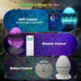 thumbnail image 3 of Star Projector Night Light with 15 Color Modes, Bluetooth Speaker & Remote Control for Kids Bedroom, 3 of 6