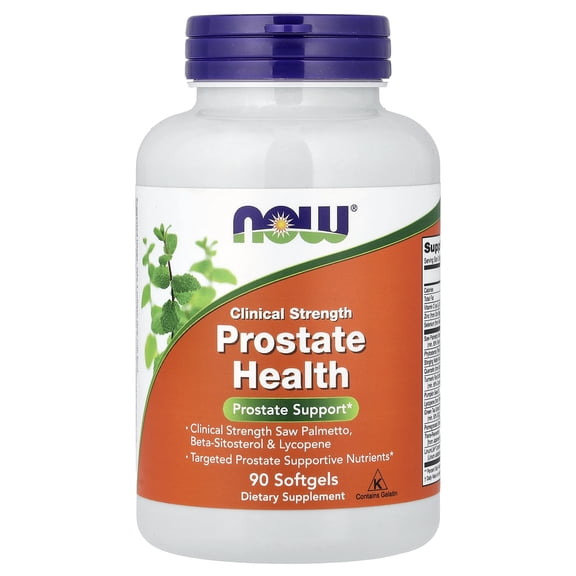 Prostate Health Clinical Strength By Now Foods - 90 Softgels