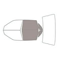 thumbnail image 2 of Rvinyl Window Tint Kit Compatible with Ford Tempo 1990-1994 - Back Precut Kit - 50%, 2 of 8