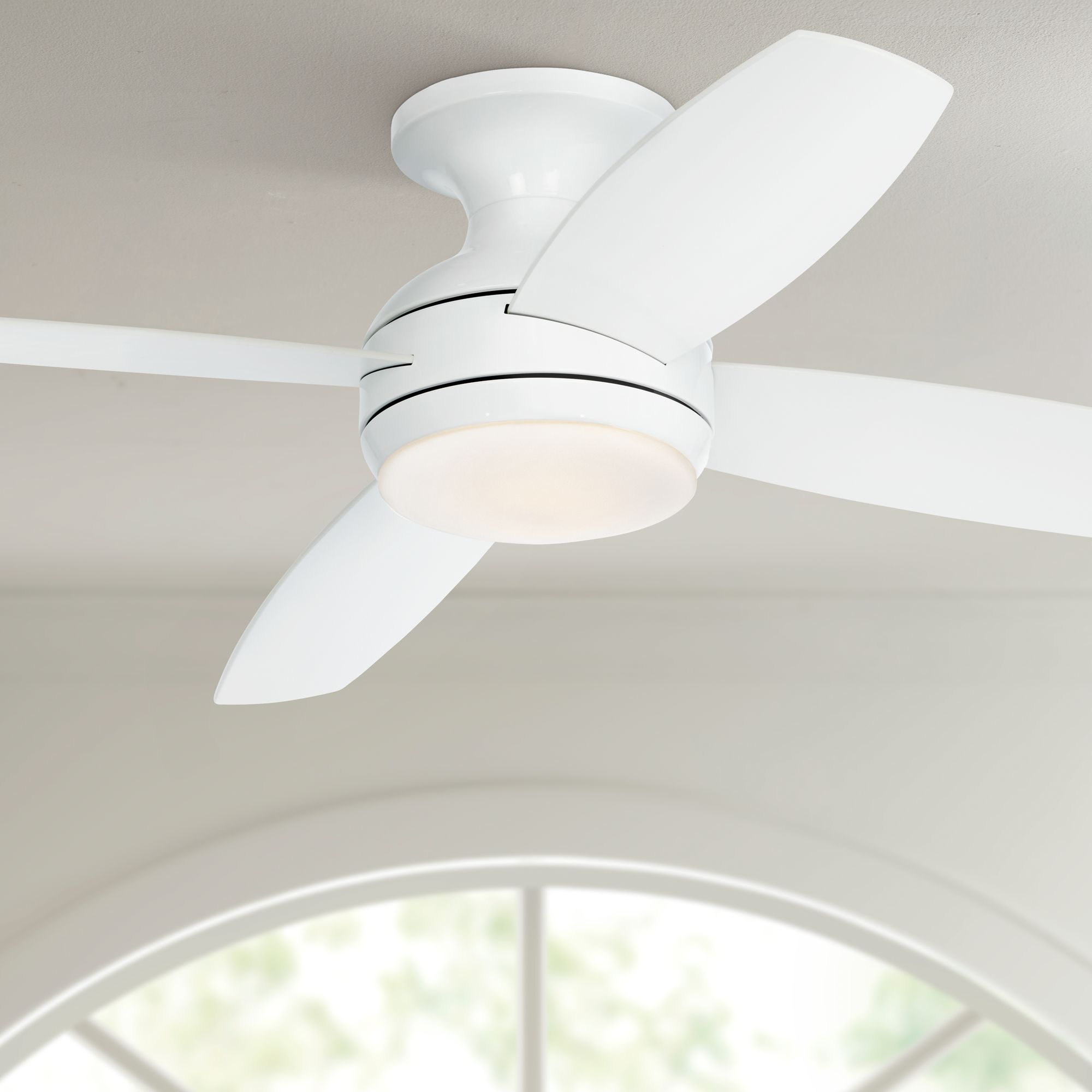 Modern Hugger Ceiling Fan 