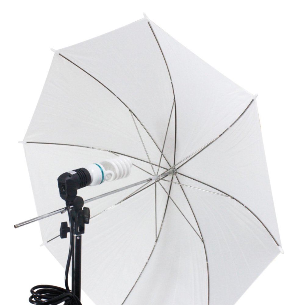 LimoStudio Photography White Photo Umbrella Light Lighting Kit, LIWA30
