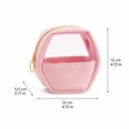 thumbnail image 3 of Makeup Organizer | Pink Makeup Organizer | Semi-Circular Toiletry Organizer | Travel Organizer | Bridesmaid Gift | Waterproof Lining Bag, 3 of 7