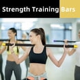 thumbnail image 7 of Signature Fitness Total Body Workout & Exercise Weighted Bar w/Grip, 3 Pack, 7 of 7