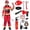 Red, variant on Halloween Kids Fireman Costume, Firefighter Costume for Boys Toddler Halloween Party Dress Up 3-7 Years