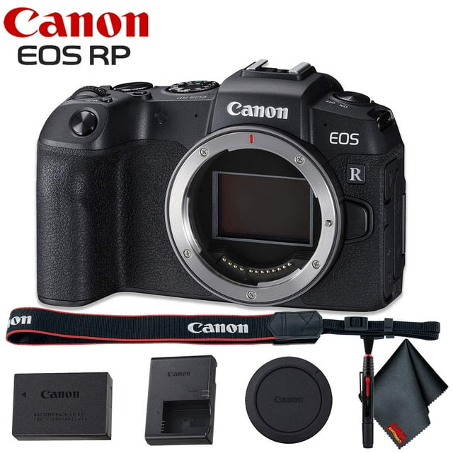 Canon EOS RP Mirrorless Digital Camera (Body Only) with Cleaning Kit
