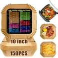 thumbnail image 1 of baomifa-Air Fryer Liners for COSORI Air Fryer 6 QT, 10 Inch Large Air Fryer Parchment Paper Liners 150PCS, Nonstick Air Fryer Disposable Paper Liners for Baking Roasting Microwave, 1 of 4