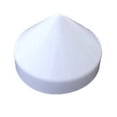 thumbnail image 2 of White Cone Dock Piling Cap / Piling Cover From 6" to 13"- White 12.5 Inch, 2 of 2