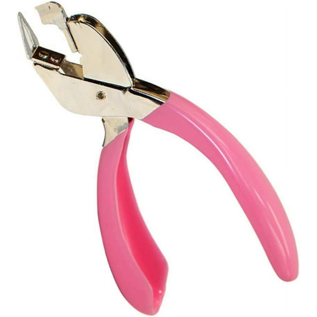 HUGFEGWE Staple Tack Office Handheld Non-Slip Ofiice Clip Claw Handle for Puller Removers Remover Lifter Stapler with Nail Home Spring-Loaded Tools Pull Tool Removal Pink Universal UA824-15910