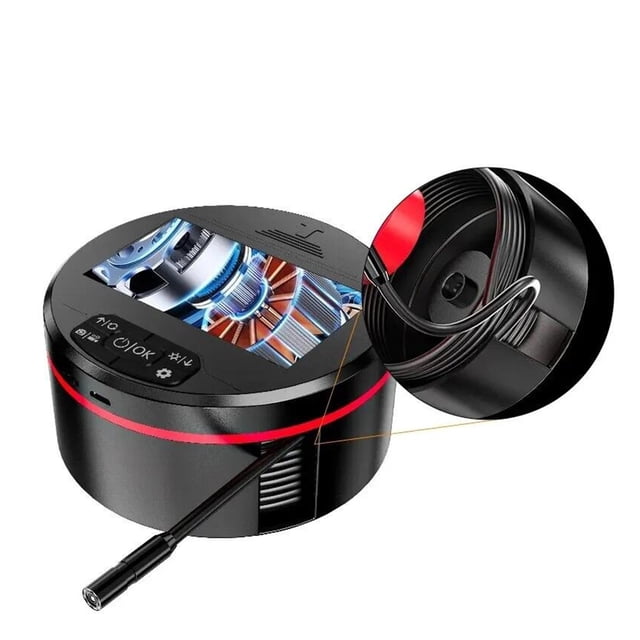 Industrial Endoscope Camera 8mm LCD Borescope with 4.3Inch Handheld Pipe Sewer Inspection ,Easily Maneuver