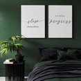 thumbnail image 4 of Slow Progress Is Still Progress, Minimalist Quote Home Wall Art Decor, 18 x 24 Inches Set of 2 Poster Print, 4 of 4