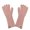 Pink, variant on Winter Waterproof Ski Snow Warm Gloves for Women Men Can Play Mobile Phone Knitted Winter Cycling Warm And Fleece Thick Long Version Exposed Two-finger Gloves Christmas Gift