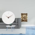 thumbnail image 2 of Elegante Reloj De Pared Silencioso Y Marco De Fotos Vintage Para Decoración Del Hogar, Oficina, Cocina, Estudio, Mesa, Pasillo, Bodas., 2 of 8