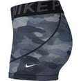 thumbnail image 2 of Nike Women's Pro 3" Camo Short (Black/White, Large), 2 of 3