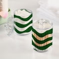 thumbnail image 5 of Green Wavy Lines Translucent Plastic Cans Storage Canisters with Lid Set of 4, 5 of 7
