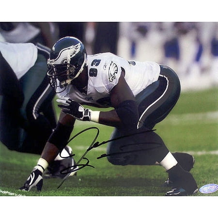 Jevon Kearse Autographed Eagles Action 8" x 10" Photograph