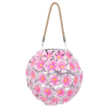

Rosarivae Hydrangea Ball Solar Light Garden Hanging Landscape Light Hollow Light Decor