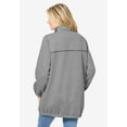 thumbnail image 4 of Woman Within Plus Size Fleece Nylon Reversible Jacket, 4 of 6