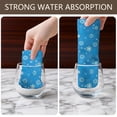 thumbnail image 4 of 2 Pcs Funny Kitchen Towels,Blue Christmas Snowflake Pattern Microfiber Dish Towels,Kitchen Tea Towels,Kitchen Towel Set (18" X 26"), 4 of 7
