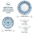 Corelle Portofino 16piece Mugless Dinnerware Set, Service of 4