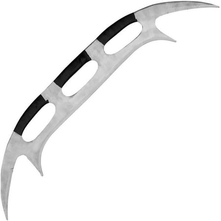 Szco 48" Alien Battle Sword Stainless Steel Blade With Black Leather Wrapped Handle