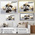 thumbnail image 4 of Designart "Minimalist Bee And Water Reflection" Animals Bee Canvas Prints, 4 of 7