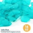 thumbnail image 3 of Sinkoo Sea Glass for Crafts - 16oz Frosted Seaglass Pieces - Vase Filler, DIY Art Craft Supplies - Beach Weddings, Home Decor, Aquariums Decor, 3 of 6