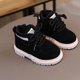 thumbnail image 4 of Botas De Lluvia Botas Niños Niños Zapatos Casuales Zapatos Acogedores de Invierno para Niños Niñas (23) Negro Likrtyny Tenis De Mujer Tenis De Hombre, 4 of 6