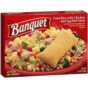 Banquet: Fried Rice W/Vegetables and Chicken, and Chicken Egg Roll Meal, 8.5 oz