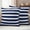 Navy, variant on Navy Blue Stripe Outdoor Waterproof Pillow Covers, Modern Simple Geometric White Striped Decorative Square Throw Pillowcase Sofa Cushion Sham for Patio/Couch/Chair, 24"x24" 2 Pack