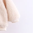 thumbnail image 5 of Mercatoo Toddler Baby Girls Sh𝐞rpa Fle𝐞ce Warm Ear Hoodie Sheep Pattern Long Sleeve Pullover Tops Winter Fall Warm Clothes, 5 of 8