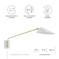 thumbnail image 7 of Journey 24" Swing Arm Wall Sconce, 7 of 7