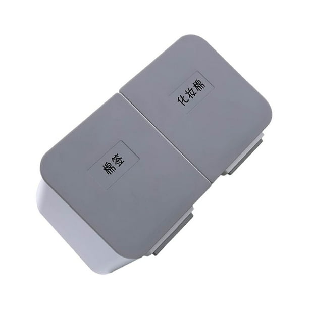 Caja de almacenamiento de plástico Bearachild resistente al agua organizador multifuncional gris blanco